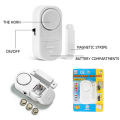 Original Wireless Door and Window Entry Alarm Burglar Magnetic Adhesive Tape Sensor System. 