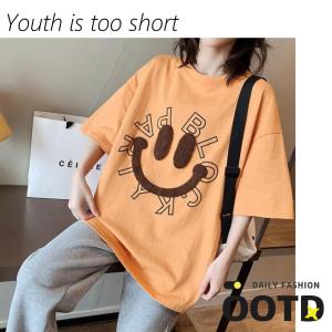 Dsion เสื้อยืดแฟชั่นคอกลม เน็ตไอดอล สไตล์สาวหวาน เข้าได้กับทุกไลฟ์สไตล์ พร้อมลุยทุกงาน