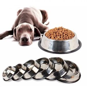 Dog bowl dog plate dog bowl stainless dog food bowl stainless pet bowl stainless bowl for dogs