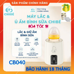(HỏaTốc1h) Máy lắc ủ ấm bình sữa CHIBÉ CB040 - Máy khuấy sữa tự động cho bé Chibe - Máy hâm sữa lắc sữa - Chính hãng
