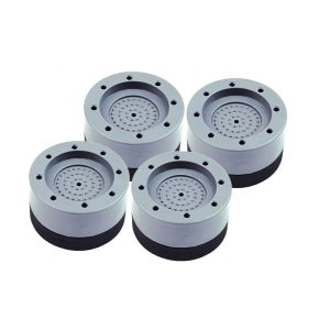 4Pcs Alas Karet Kaki Mesin Cuci Anti Getar/Kulkas Pads/Alas Pelindung Kaki Meja Mencegah Banjir