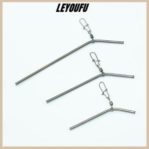LEYOUFU 5pcs Fishing Balance Connectors 5 7 9 12CM Small Style Brass Tube Fishing Tackle Anti-Tangle Feeder Boom Fish Accessories