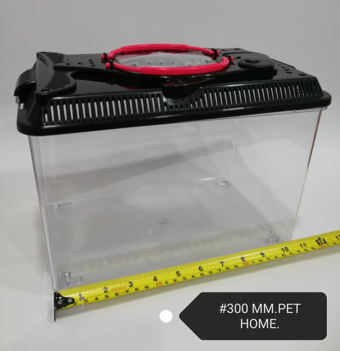 (1xPcs) Rainbow Pets Home Plastic Aquarium 30cm Fish Tank [Random Color] Akuarium Ikan