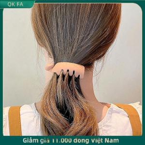 QK FA ✨ Frosted cao ponytail Clips rắn màu chuối Clip phụ nữ tóc phong cách phụ kiện thời trang ponytail barrettes tóc vuốt kẹp tóc