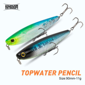 Kingdom Walker Fishing Lures Pencil 90mm Surface Floating Hard Baits Top water Walk dog Artificial Fishing Wobblers Bass Plastic bait