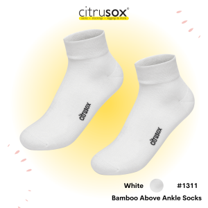 CITRUSOX Soft Silky Feel Bamboo Light Weight Above Ankle Socks (25-28 cm EU 41-45) #1311