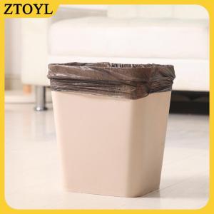 ZTOYL  1 cuộn 50x60cm Túi rác màu duy nhất dày thuận tiện môi trường Nhựa thùng rác túi nhựa dùng một lần túi rác màu đen