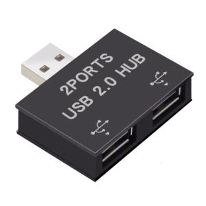 USB 2.0 A Male To Double USB Female Y Splitter Extension Hub For Desktop Laptop Car Charging Adapter
