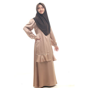 Rabbani - Dresslim Muslim Wanita Dewasa Lengan Panjang Qanzaya Exclusive