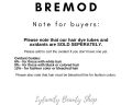 Bremod New Color 0/000 Super Lightening Cream 100ml Lifts up to Level 8 White Dust Hair Color Dye. 