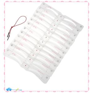 🔥【Flash Sale】🔥 12Pcs Silicone Eyebrow Stencils Makeup Eyebrow Drawing Guide Card Template DIY Makeup Accessories