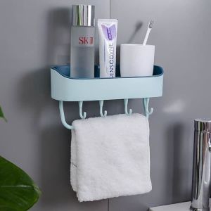 COD SHENAR - LILY PLATIC HOLDER - Rak Kamar Mandi/RAK DAPUR Tanpa Bor Multifungsi Tempat Sampo Sabun Odol Rak Gantungan Toilet Rak Sabun Kamar Mandi Dinding