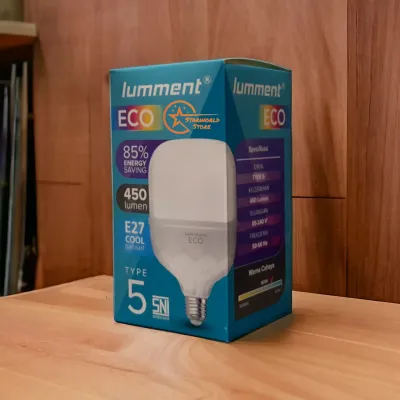 LUMMENT ECO Lampu Bohlam LED Bulb Capsule 5W 10W 15W 20W 30W 40 Watt Garansi 6 Bulan