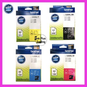 Original Brother Ink Cartridge for DCP-J100/DCP-J105/MFC-J200 (LC535XL Color/LC539xl - Bk)