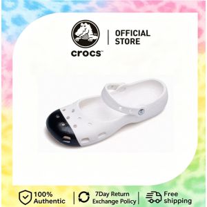 Authentic Crocs Classic Ballet EVA Casual Retro Outerwear Breathable Slip-on Womens Shoes Brown