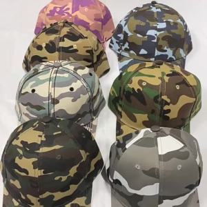 Mens Spring/Summer Fashion Camouflage Baseball Cap Outdoor Sports Sun Hat Womens Sun Protection Travel Duckbill Cap