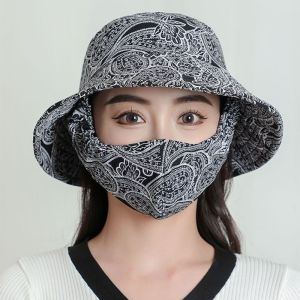 SERENEGLOW Summer Sun Protection Hat with Face Covering Breathable Wide Brim Design for Outdoor Activities