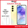 Samsung Galaxy A55 5G 256GB + 12GB Ram l NFC and ESIM (FREE : TEMPERED GLASS + BACK CASE). 