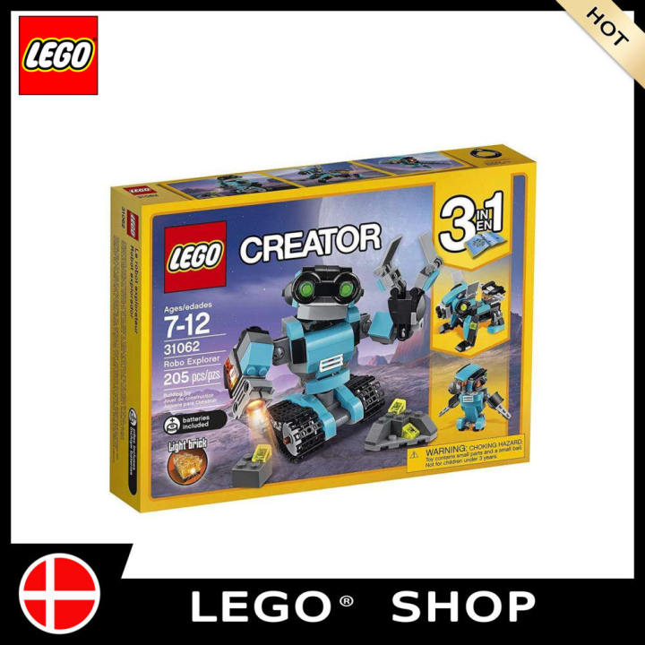 LEGO 31062 Creator Robo Explorer 205pcs 7+ -Block Planet Building Sets  【Genuine】 Lazada PH