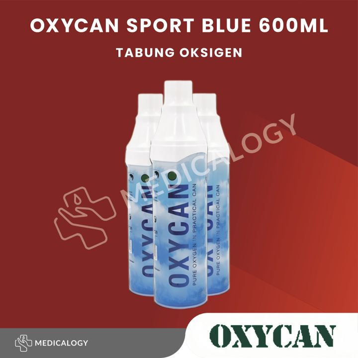 Oxycan Sport Blue 600ml Oksigen Portable 600cc | Alat Bantu Pernapasan ...