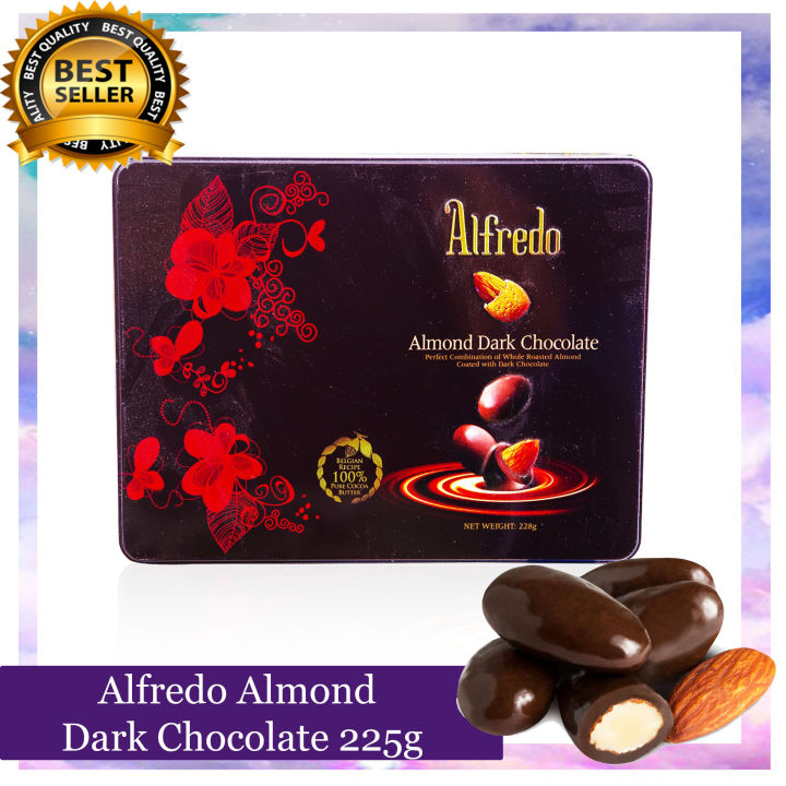 Alfredo Almond Dark Chocolate 225g Lazada PH