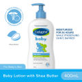 Cetaphil Baby Daily Lotion 400ml for Newborn and Toddler | Hypoallergenic & Gentle with Shea Butter & Sunflower Seed Oil | Moisturizes & Protects Baby’s Skin for 24 Hours | Pediatrician Recommended. 