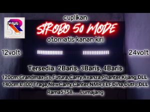 Strobo kaca 200/180cm 50 MODE (bukan text)