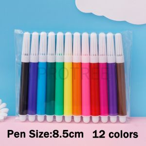 Mini Marker Pen Set 3/6/8/12 Colors Set Highlighters Painting Pens Kids Graffiti School Supplies