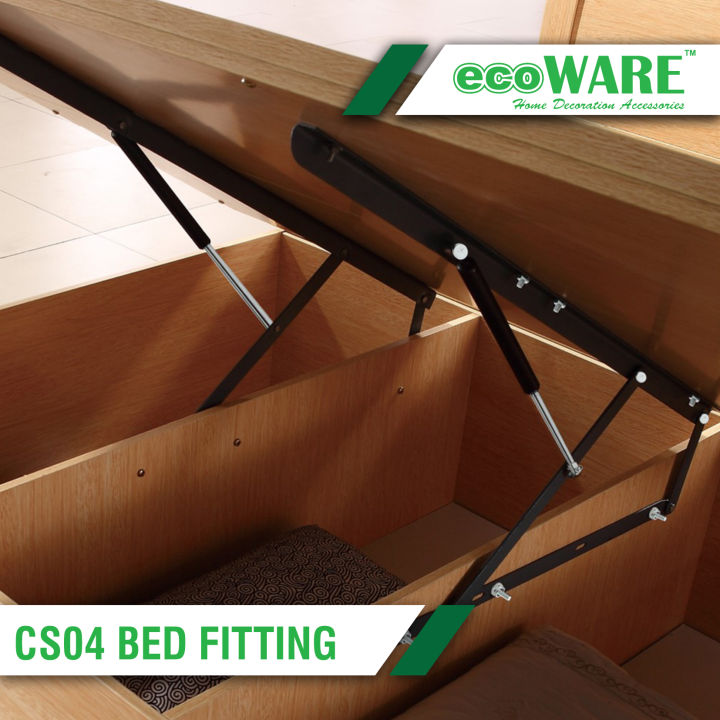 ecoWARE CS04 Bed Fitting Lift Up Bed Storage Kit Heavy Duty Gas Spring