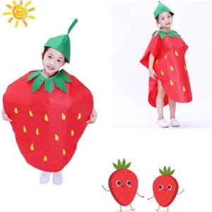 Kids Costume Fruit Vegetable Dress Up Role Play Stage Party School Event Size 140