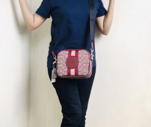 Beautyfly Fashion Trendy Famous Bag Camera Striped Logo Sling Crossbody Shoulder Bag for Women Everyday OOTD Casual Bag