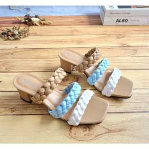 Sandal hak tahu tali kepang 3