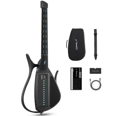Enya CYBER-G Stringless Smart GuitarPortable Travel Guitar with App-Controlled ChordsHundreds of Instrument Sounds Built-In Speaker & Drum MachineQuick-Learn for Adults/Beginners