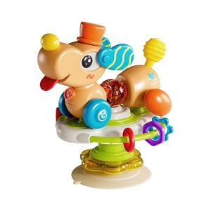 Xoay con chó núm hút cao su Con quay đồ chơi Spinner cảm giác phát triển tốt động cơ kỹ năng đồ chơi huấn luyện cho Thời thơ ấu học tập