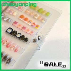 zhaoyanping Nail Art Piece Storage Book Large Capacity Exhibition Photo Album Card Clip Display Board DIY Simple Album Storage Book