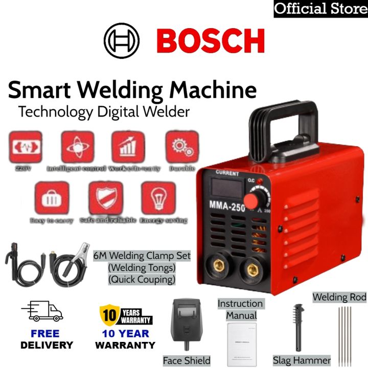 Bosch Welding Machine MMA250 Portable Electric Welder Technology