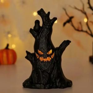 Đèn Trang Trí Halloween Cây Ma Quái Phát Sáng Decor Bàn Tiệc Nhà Cửa Quán Xáq Lễ Hội Hóa Trang