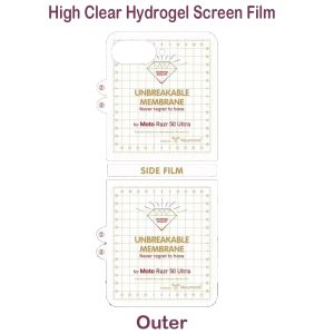 【✅SG LOCAL STOCK🔥】RICHMENTMALL Hydrogel Film For Motorola Moto RAZR 50 Ultra RAZR50 HD Clear Hydrogel Film/Matte Anti-Spy Privacy Hydrogel Screen Protector