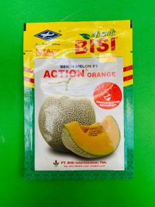 Benih Melon Hibrida F1 ACTION ORANGE 550 biji  Cap Kapal Terbang MANTAB