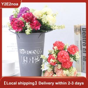 【Y2E2noa】 1 Bouquet 5 Heads Hydrangea Silk Flower Artificial Flower Holding Flowers Decor