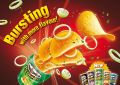 Pringles ขนม พริงเกิลส์ มันฝรั่ง มันฝรั่งทอดกรอบ ตรา Pringles ขนาด 107 กรัม. 