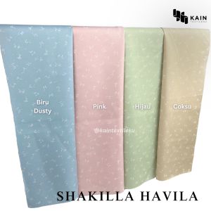 05 meter Bahan Kain Shakilla Havila