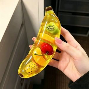 Apple Squishy Toy Simulated Bannana Anti Stress Anti-Anxiety Fidget Toy for Adults Friends Gifts