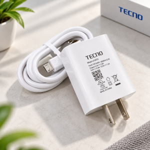 CARDINAL DD : PREMUIM TECNO Mobile Phone Charger Fast Charging Power Adapter with Cable