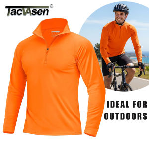 TACVASEN UPF50+ UV Protection T-Shirt Mens Lightweight Long Sleeve Quick Dry Fishing Shirt Outdoor Hiking Workout Rash Guards2026