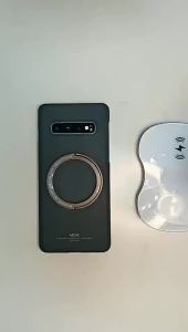 Suitable for metal ring buckle compatible with iPhone 12 13 14 Promax magnetic desktop charging sticker mobile phone holder (paste using)