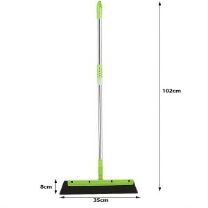 【35CM】Magic Broom Penyapu Mop / Wiper / Sweeping Hair Bathroom Dry & Wet Multipurpose 多功能魔法扫把 不粘毛扫地神器 扫头发刮水器刮刀扫把魔术扫帚