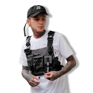 MRKO Chest Bag Defender Pria Wanita Dewasa Multifungsi Tas Dada Tactical Kekinian Waterproof