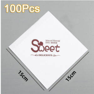 100Pcs Disposable Takeaway Paper Oil Proof Food grade Wrapper Burger Sandwich Bread Dessert