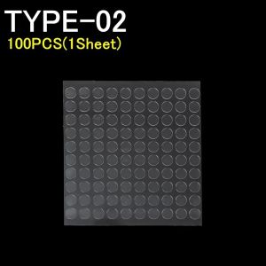 Feelife 300/100pcs Double Sided Gel Glue Pads Removable Action Figures Fixing Mounting Dots Poster Clear Sticky Glue No Traces Adhesive Points 2024